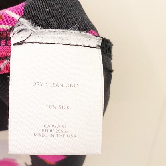 ❌SOLD❌ DO NOT BUY🚫Anthropologie Dolan 100% Silk Floral Cowl Mini Skirt - Picture 9 of 9